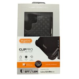 A3. Base ClipPro Case + Belt Clip For Samsung Galaxy‎ S23 Ultra, N2 Impact Prot.